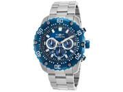 Invicta 22517 Men s Pro Diver Chronograph Stainless Steel Blue Dial Ss Watch