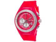 Technomarine Tm 115107 Women s Cruise Jellyfish Chronograph Pink Silicone And Dial Watch