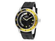 Invicta 12846 Men's Specialty Black Polyurethane Black Dial Watch