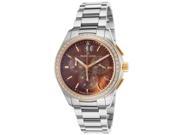 Maurice Lacroix Women s Miros Chronograph Watch Stainless Steel Brown Dial