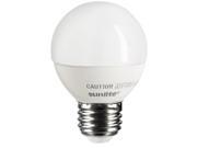 Globe LED Light Bulbs G16 5W 40W Equivalent E26 Base Warm White 80394 SU Frosted Dimmable