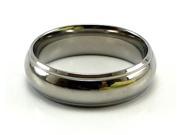 6.5mm Domed Titanium Ring Men s and Women s