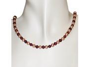 4 5 mm Brown Pink Freshwater Pearl Necklace in 10k Yellow Gold 18 in length