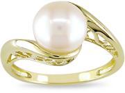 10k Yellow Gold Cultured Freshwater Pearl Ring