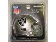 Creative Sports RPR RAIDERS Oakland Raiders Riddell Revolution Pocket Pro Football Helmet