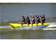 Aqua Sports 420 5 5 Passenger 17 Feet In line Seats Island Hopper Recreational Banana Water Sled
