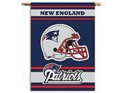 Fremont Die Inc. 94811B 2 Sided 28 X 40 House Banner New England Patriots