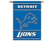 Fremont Die Inc. 94821B 2 Sided 28 X 40 House Banner Detroit Lions