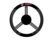 Fremont Die 68505 Poly Suede Steering Wheel Cover Clevelands Indians