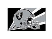 Fremont Die Inc. 94202B 3 Ft. X 5 Ft. Flag W Grommetts Oakland Raiders