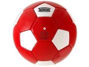 Tachikara SM3SC.SCW Man Made Leather Soccer Ball Size 3 Scarlet White