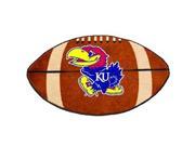 Kansas Jayhawks 22in. x 35in. Football Mat