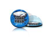 Paragon Innovations FordFieldMAGSTADIUM Crystal magnet with Ford Field image giving a magnifying effect. NFL