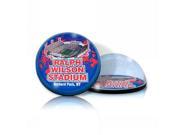 Paragon Innovations RalphWilsonMAGSTA Crystal magnet with Ralph Wilson stadium image giving a magnifying effect. NFL
