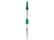 Opti Loc Aluminum Extension Pole 13ft Two Sections Green Silver