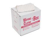Multipurpose Reusable Wiping Cloths Cotton White 5lb Box