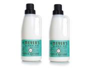 Mrs. Meyer s Clean Day Liquid Fabric Softener Basil 32 Ounce Bottles Case of 6