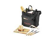 Leeds 1450 07 Modesto Picnic Carrier Set Black