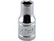 Great Neck Saw .22 in. X .25 in. Drive 6 Point Socket Standard 732S