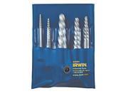 Irwin Industrial IRW53535 Hanson Spiral Flute Screw Extractor Set 5 Pc