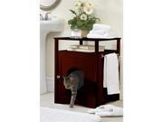 Merry Products MPS008 Cat Washroom Night Stand Pet House Walnut
