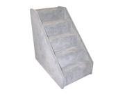 Essential Pet Products MIDI5GR Extra Wide 5 Step Pet Stairs Grey