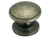 Amerock BP1466 R2 1.25 in. Knob Weathered Brass