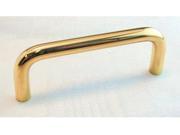 Ultra 3in. Polished Brass Trendset Solid Brass U Shaped Pull Handle 59100