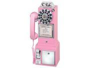Crosley CR56 PI 1950 s Classic Pay Phone Pink
