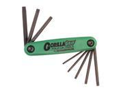 Bondhus 116 12632 T6 T25 Gorilla Grip Foldup Torx Tool Set