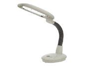 Sunpentown SL 823G Easy Eye Energy Saving Desk Lamp in Gray