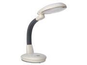 Sunpentown SL 821G Easy Eye Energy Saving Desk Lamp in Gray 4 Tubes Bulb