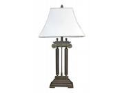 Ore International 8024T Home D?cor Table Lamp Brushed Ivory 38