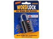 Wordlock Inc Black Luggage Lock LL 203 BK