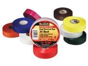 3M Electrical 500 10232 35 1 2X20 White Vinyl Color Coding Tape
