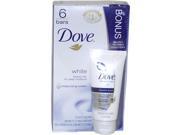 Dove U BB 1513 White Moisturizing Cream Beauty Bar 6 x 4.25 oz Soap