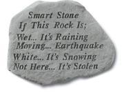 Kay Berry Inc. 68220 Smart Stone If This Rock Is Wet Its Raining Garden Accent 12 Inches x 16 Inches