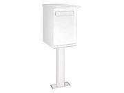 Salsbury Industries 4275WHT Pedestal Drop Box Regular White