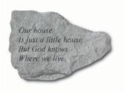 Kay Berry Inc. 74720 Our House Is Just A Little House Garden Accent 6.5 Inches x 4.75 Inches