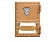 Salsbury Industries 2051CL 1 Door Replacement Door for Brass Mailboxes with Combination Lock