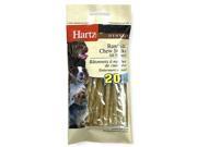 Hartz 20 Pack Natural Dental Munchy Rawhide Sticks 83356
