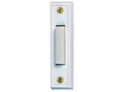 Heathco White Lighted Narrow Doorbell 715W 1 B