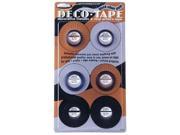 Alvin DEC002 Deco Tape Metallics Pk 6 Rolls