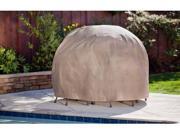 Duck Covers MTR07676 Round Patio Table and Chair Set Cover with Duck Dome Small