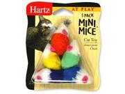 Hartz Cat Toy Min Mice 5Pk 0860 5313