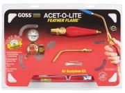 Goss 328 KA 1H Feather Flame Air Acetylene Torch Outfits Kit