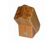 Sanelli CNF060 Bamboo Knife Block for 6 Pcs.