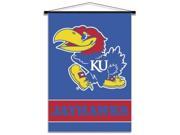 BSI Products 87114 Kansas Jayhawks Indoor Banner Scroll
