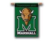 Bsi Products 96035 2 Sided 28 X 40 Banner W Pole Sleeve Marshall Thundering Herd