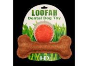 Hip Doggie HD 8LPTST USDA Certified Organic Loofah Dental Toy Large Playtime Combo